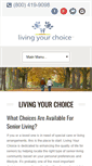 Mobile Screenshot of livingyourchoice.com